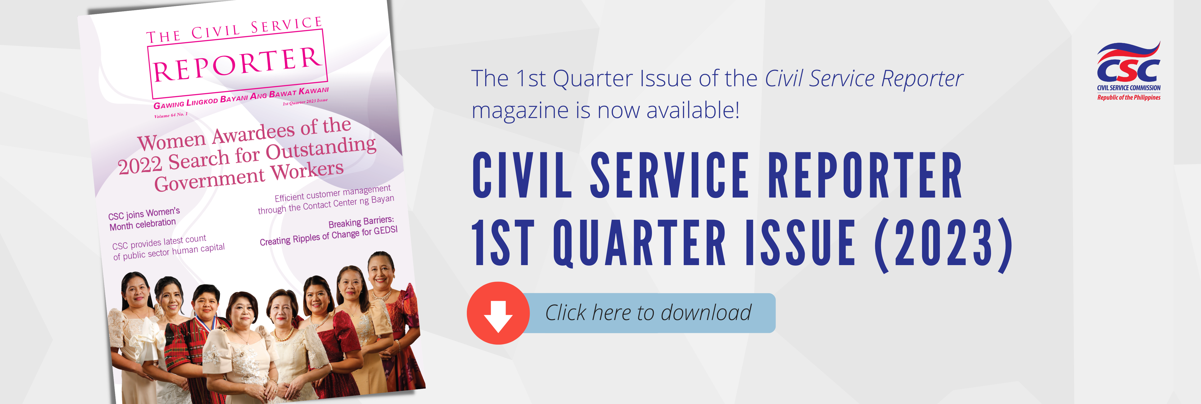CS Reporter 1st Quarter of 2023 Issue
