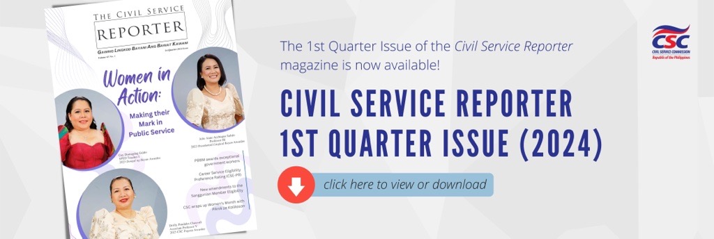 Civil Service Reporter 1st Quarter 2024 Issue